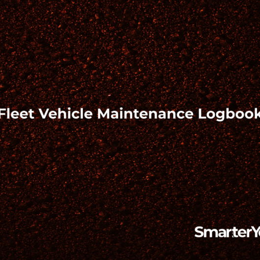 Cover - Smarter You Fleet Vehicle Maintenance Logbook - Printable